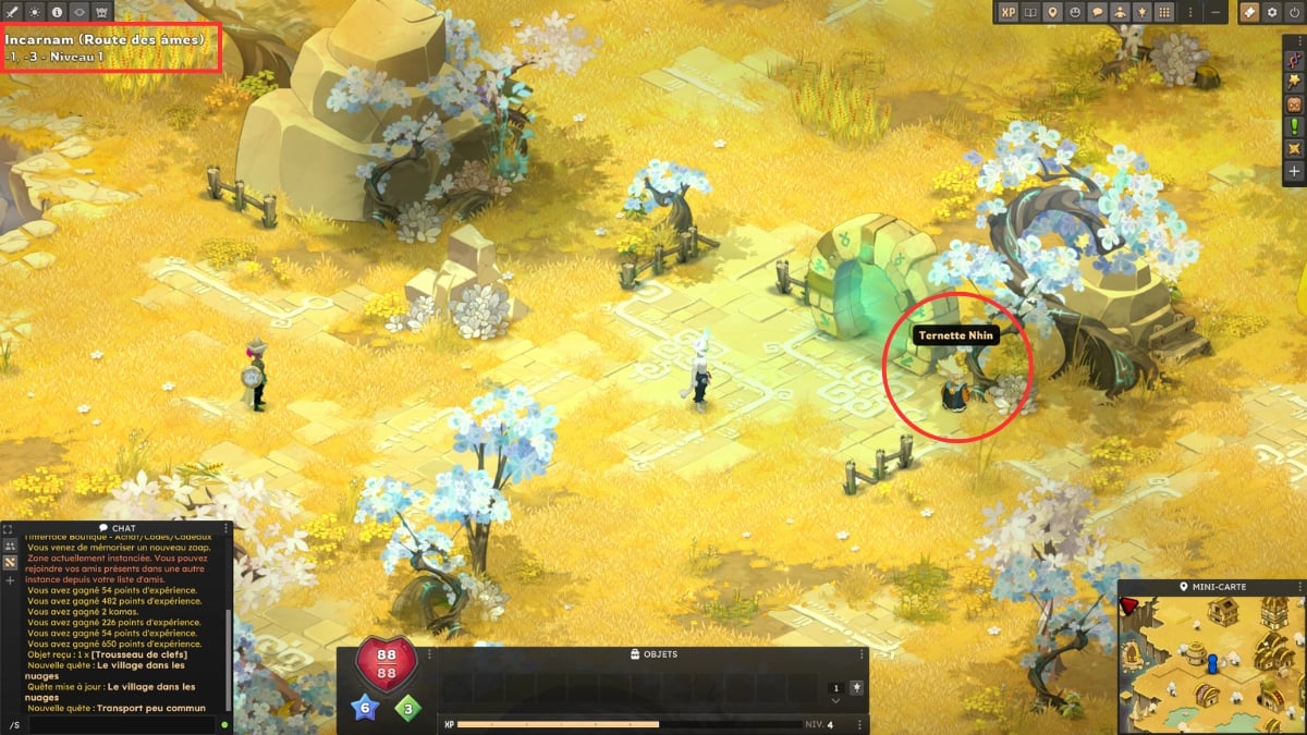 dofus ternette map
