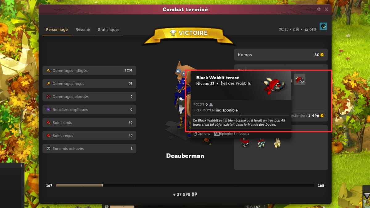 ecrase dofus black wabbit