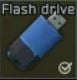 用蓝色胶带标记的 USB 密钥