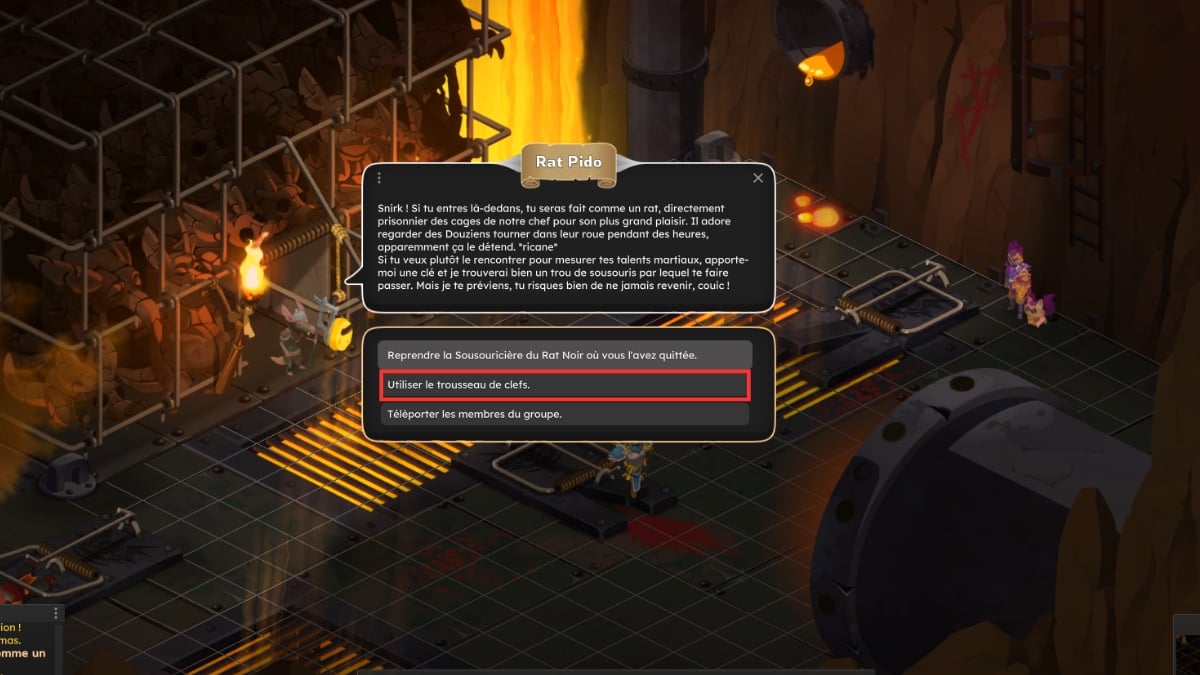 dofus brakmar donjon sousouriciere rat noir