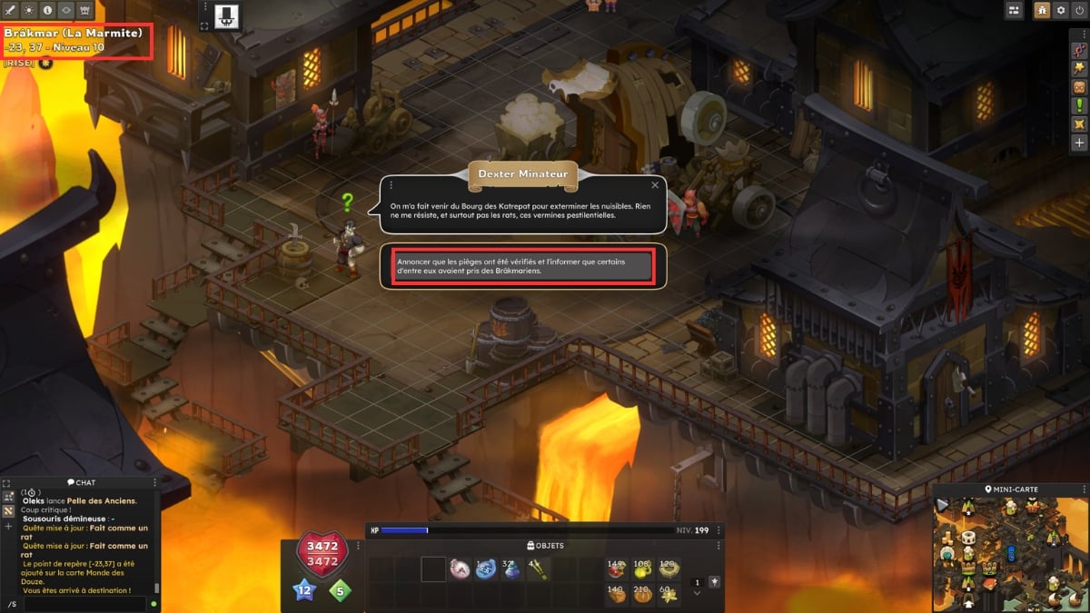 dofus dexter aleta pieges