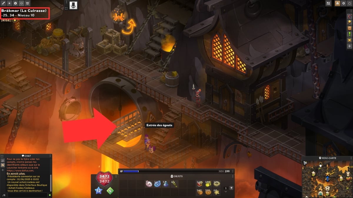 dofus alcantarilla entrada brakmar