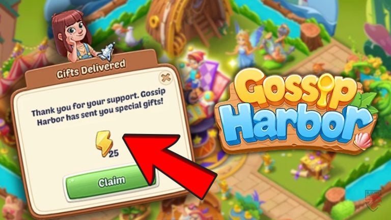 Ligações de energia livre em Gossip Harbor