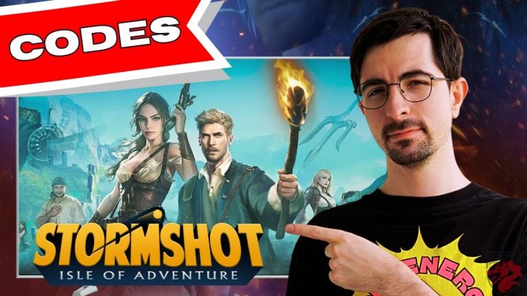 Liste complète des codes sur Stormshot Île de l'aventure