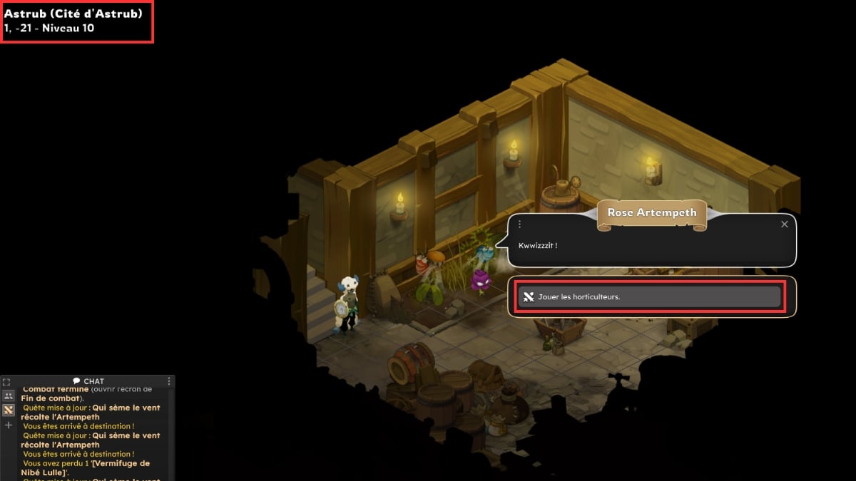 dofus dialogue fleur artempeth