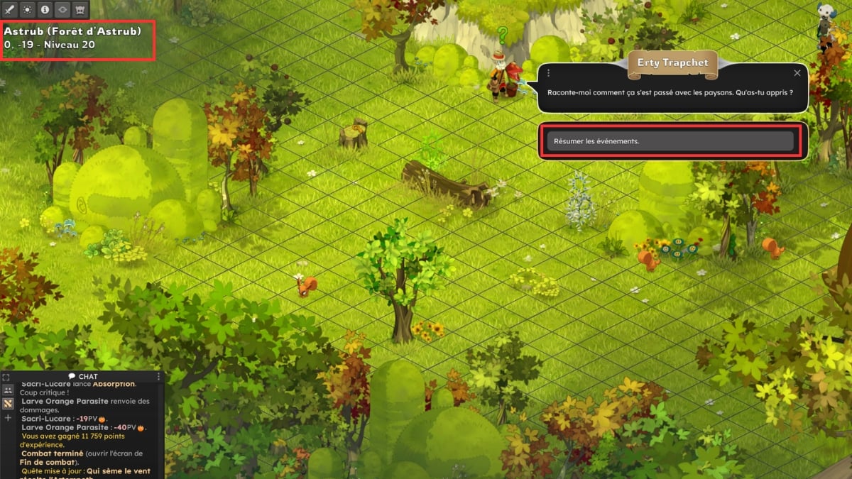 dofus fin vermifuge erty trapchet
