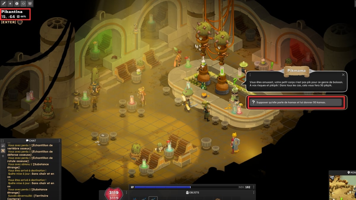 dofus pikantina Alkohol