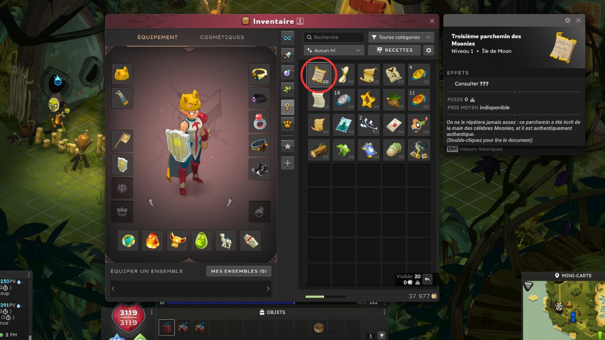 dofus third scroll moonies inventory