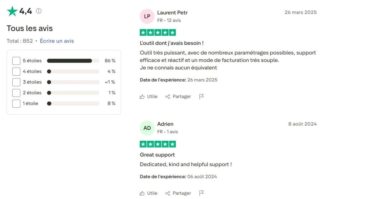 Обзор Bright Data на Trustpilot.