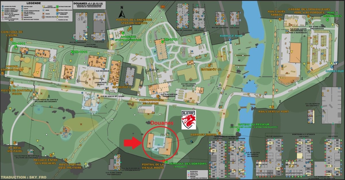 地図で見るドミトリー