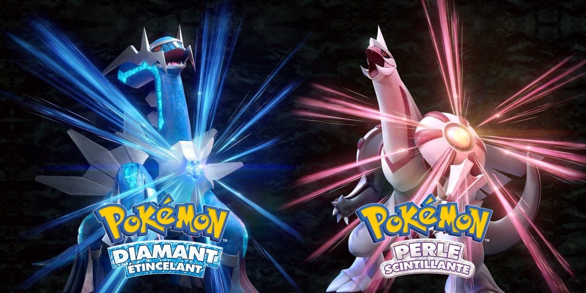 Pokemon Sparkling Diamond og Pokemon Sparkling Pearl på Nintendo Switch. 