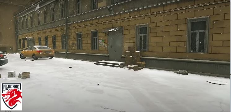 Eingang zum Gebäude