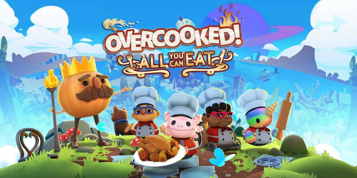Screenshot von Overcooked! All You Can Eat im Koop-Modus auf der Switch