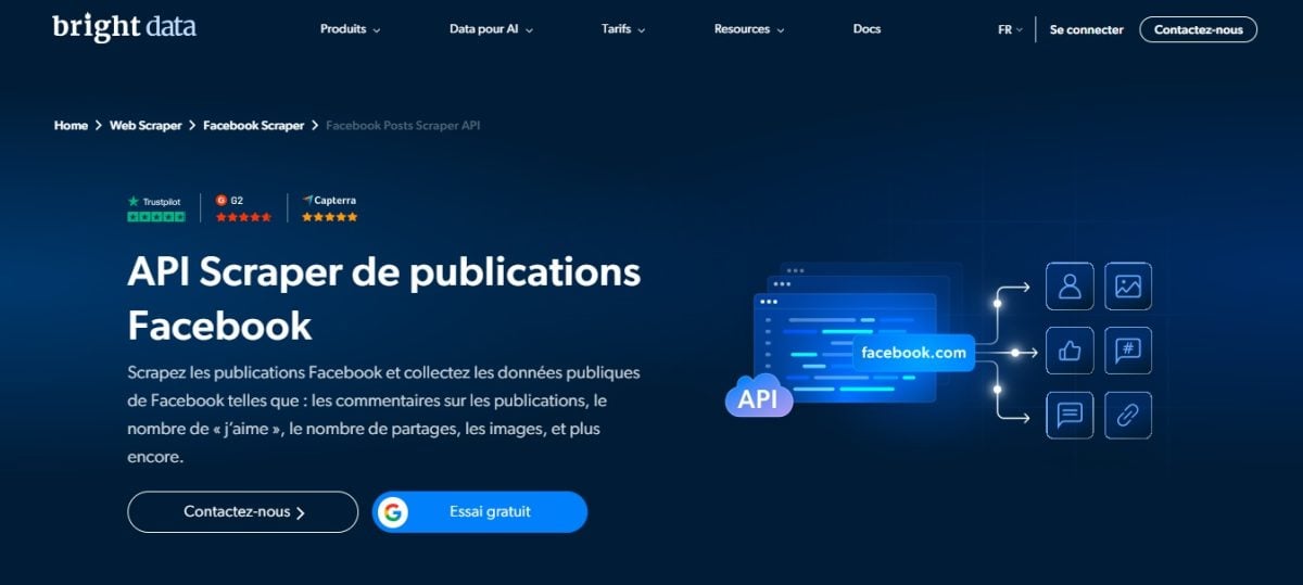 Bright Data: a solução completa para a recolha de dados do Facebook em 2025