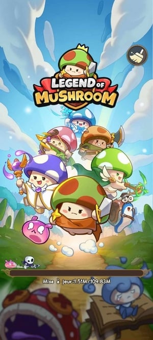 根据Aptoide上可用的版本自动更新《Legend of Mushroom》