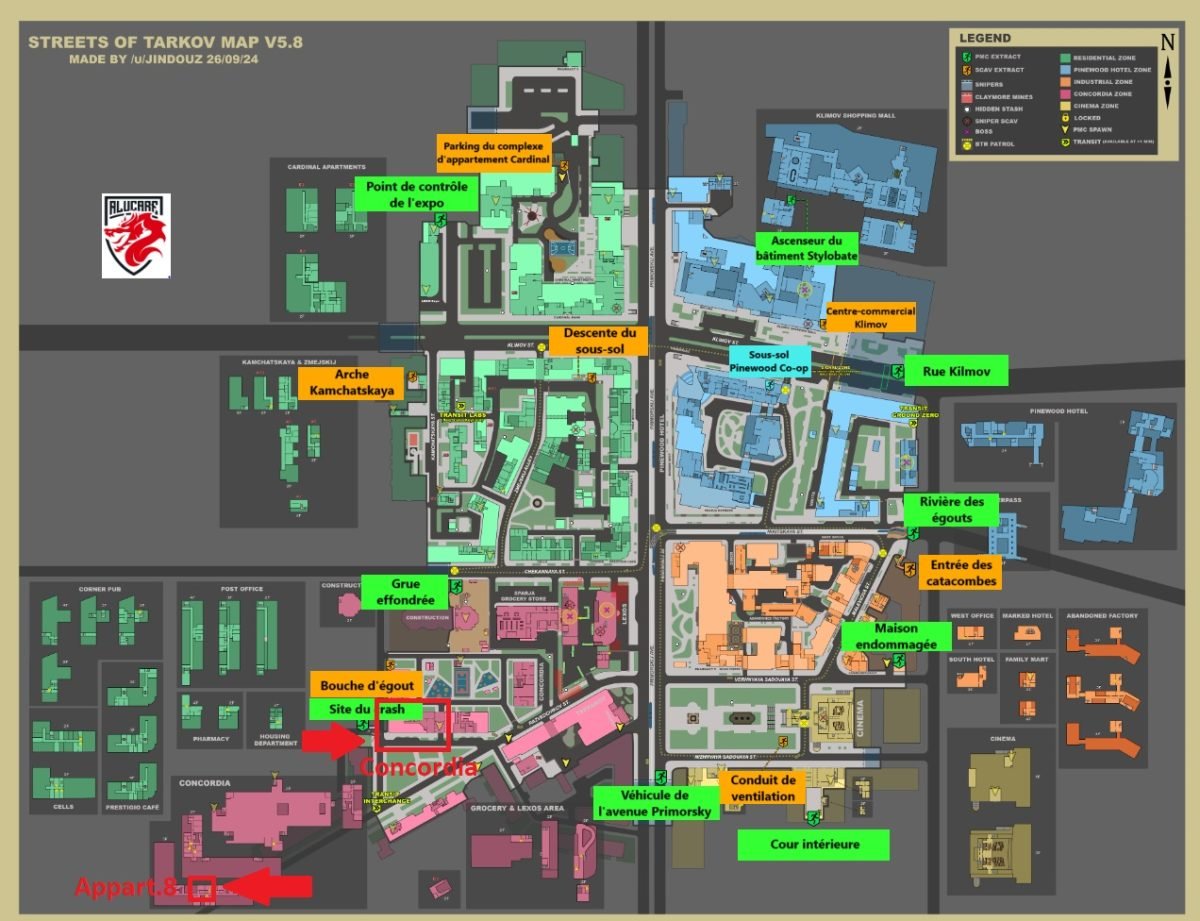 L'appartamento 8 sulla mappa