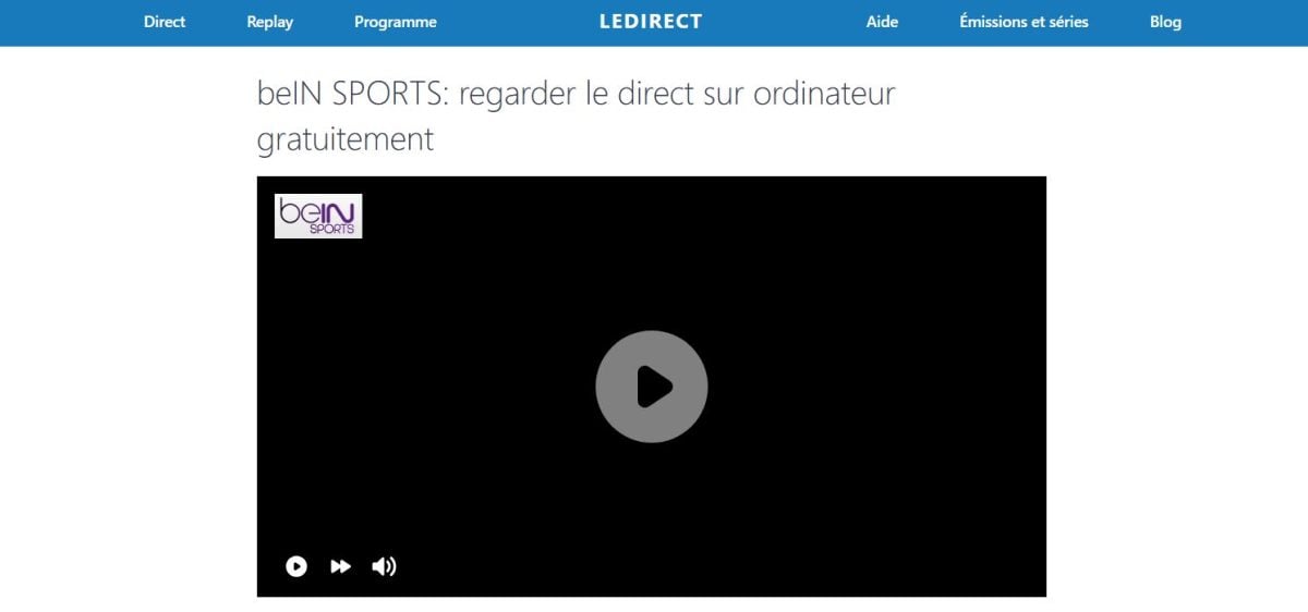 Cliquer pour regarder le direct. 