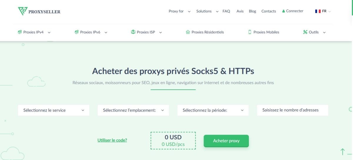 Le site officiel de Proxy Seller