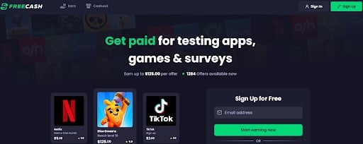 FreeCash, meilleures applications de jeux pour gagner de l'argent en ligne ?
