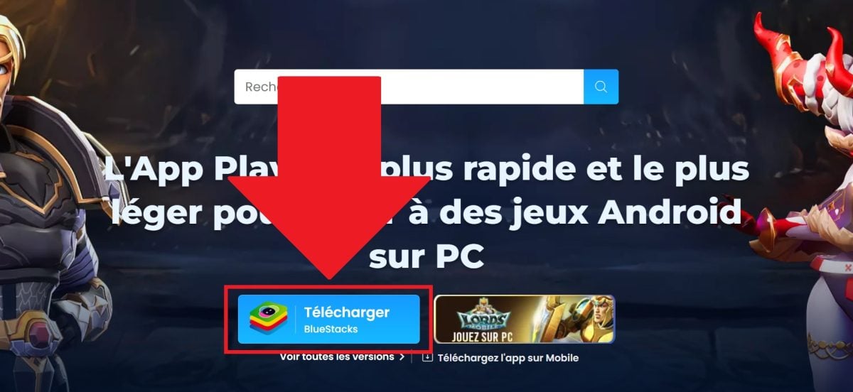 Cliquez sur le bouton pour télécharger la dernière version de l'émulateur (compatible PC Windows et Mac).