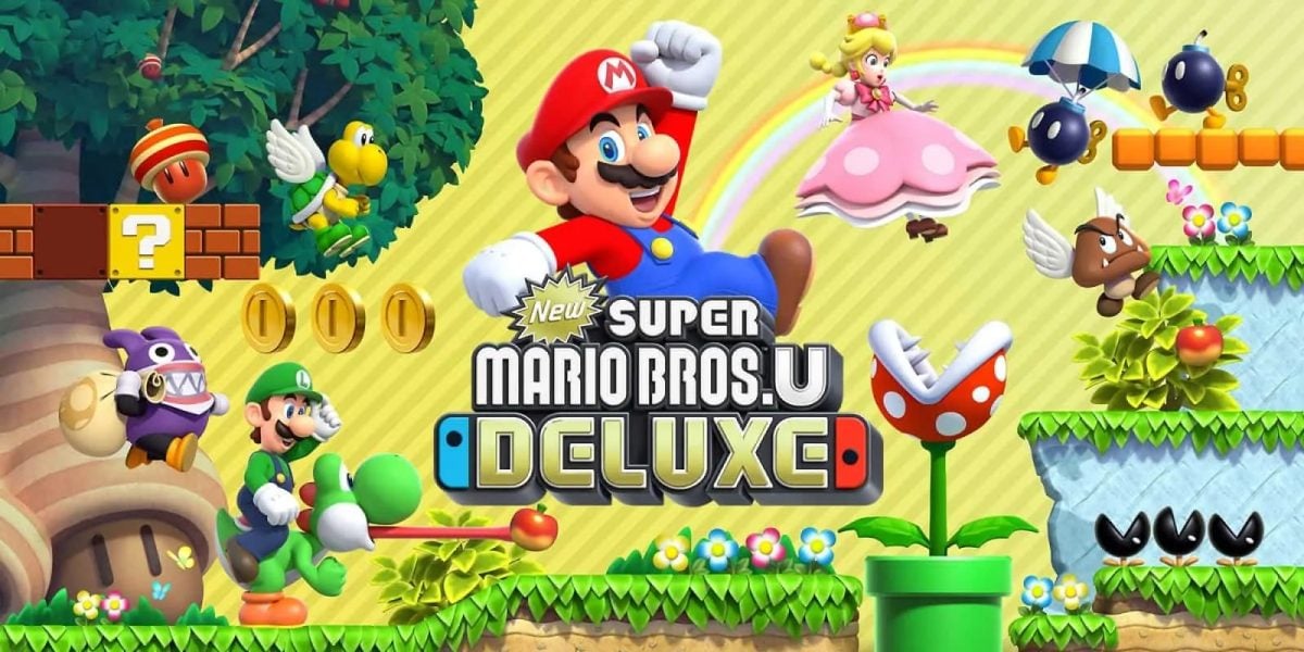 Le jeu revisité sur Switch : New Super Mario Bros. U Deluxe.