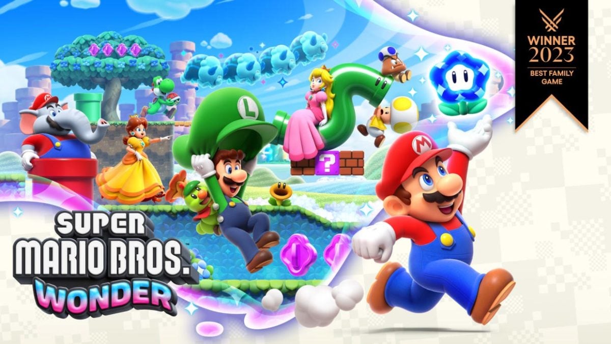 Le jeu Super Mario Bros. Wonder sur Switch.