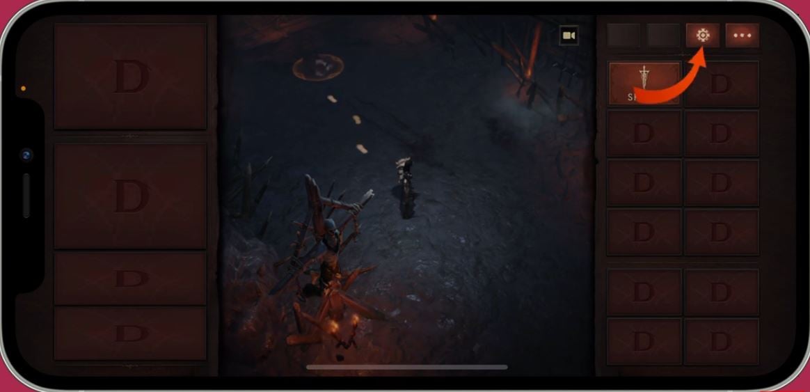 Paramètres sur Diablo Immortal