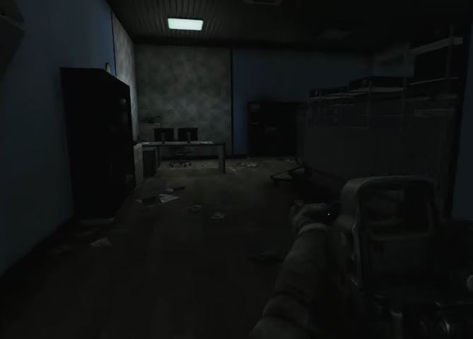 Imagen de la sala donde se encuentra la nota de la misión.