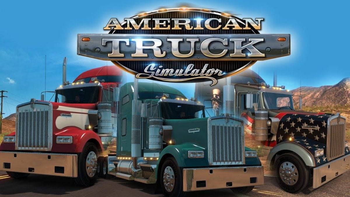 Le jeu de camion American Truck Simulator sur PC. 