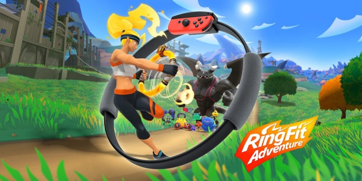 Le jeu Ring Fit Adventure sur Switch.