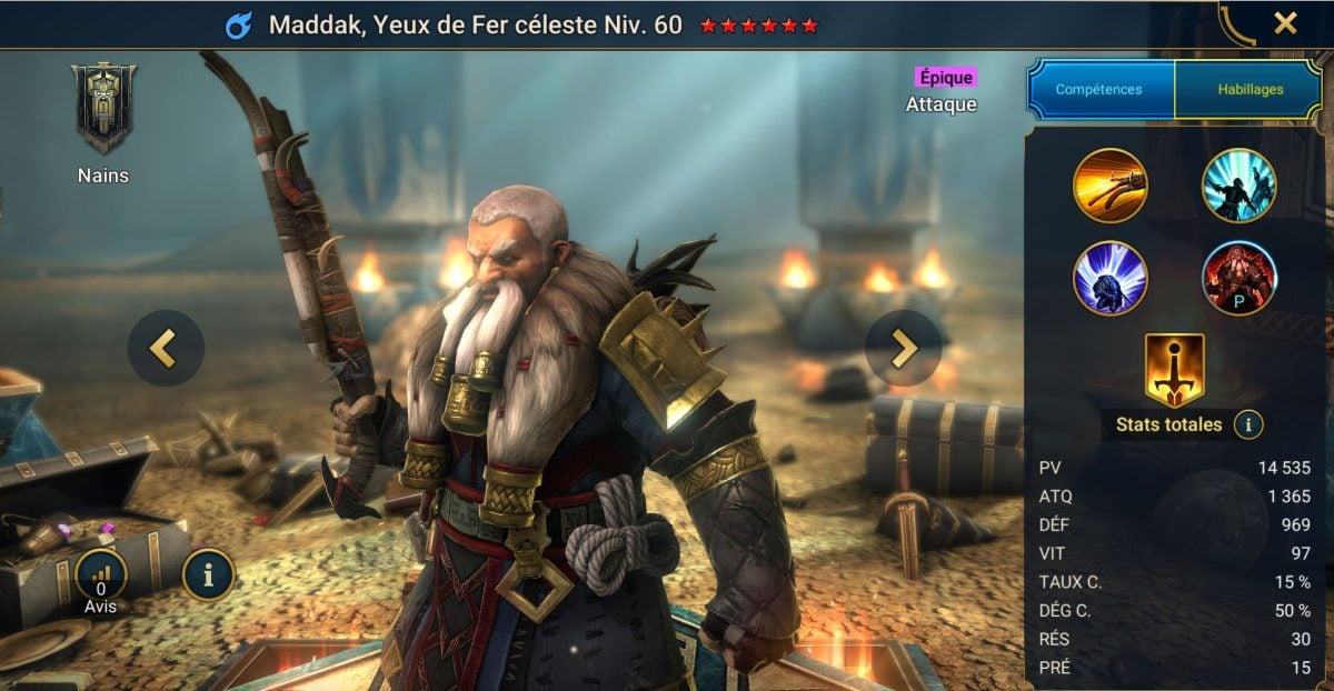 Guide til mestring, nåde og artefakt på Maddak, Eyes of Skyiron (Maddak, Eyes of Skyiron) på RSL 