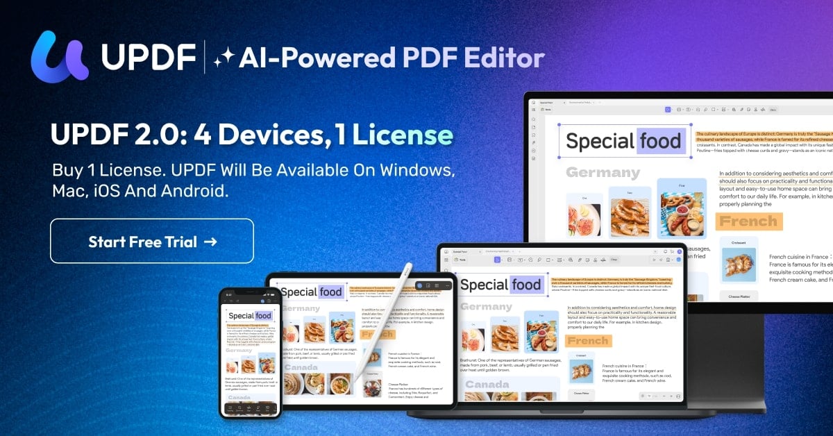 UPDF、PDFファイルを読み込み、管理するためのAI機能を備えた、包括的で直感的で手頃な価格のプラットフォームです。