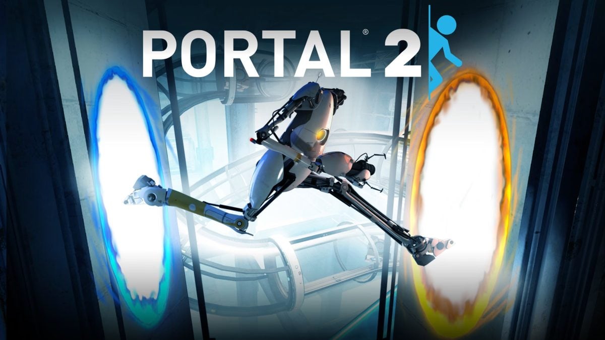 Le jeu Portal 2 sur PC. 