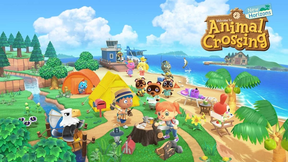 Le jeu Animal Crossing: New Horizons sur Nintendo Switch.