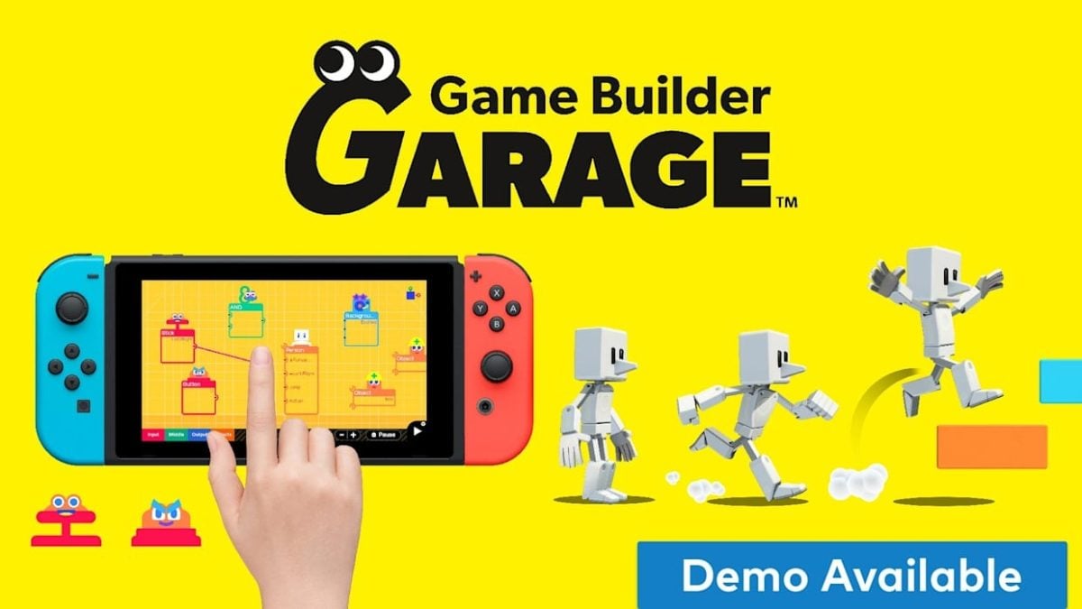 Le jeu Game Builder Garage sur Nintendo Switch.