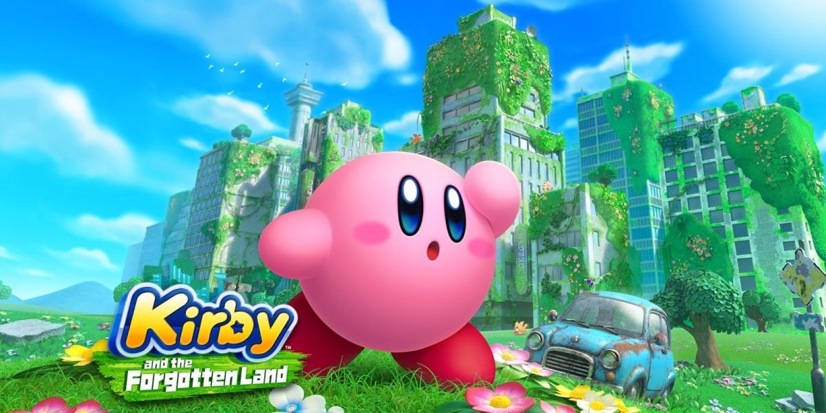 Le jeu Kirby and the Forgotten Land sur Nintendo Switch.