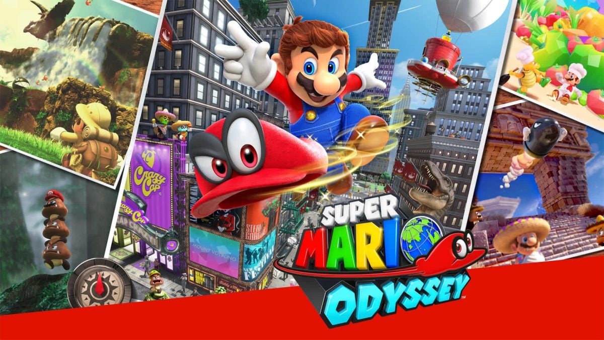 Le jeu Super Mario Odyssey sur Nintendo Switch.