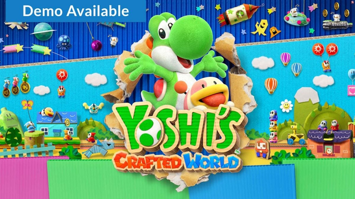 Le jeu Yoshi's Crafted World sur Nintendo Switch.