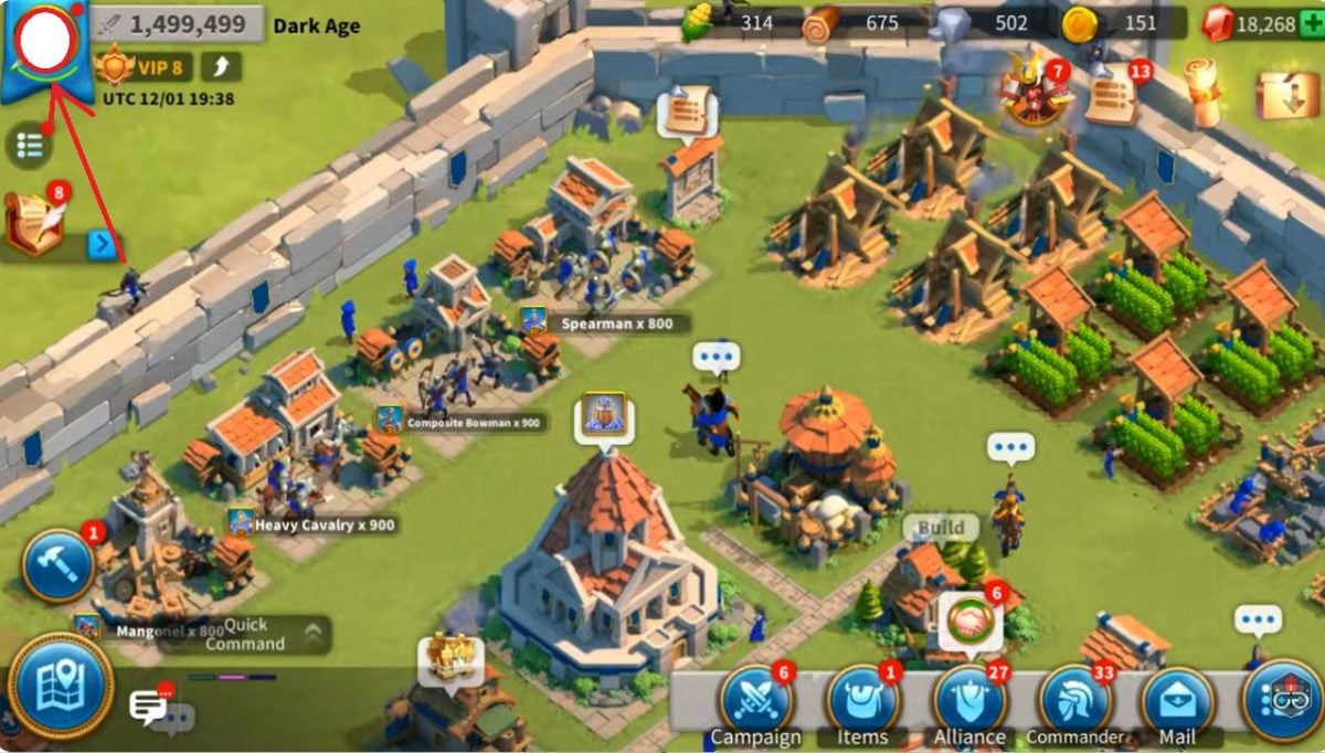 Avatar on Rise of Kingdoms