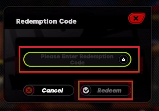 La case pour saisir le code sur Zenless Zone Zero