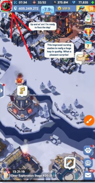 Avatar on Whiteout Survival