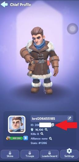 Your ID on Whiteout Survival