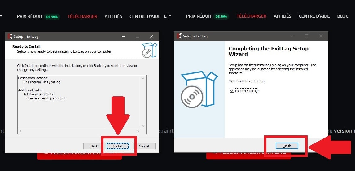 Trin 4 for at downloade ExitLag til din computer 
