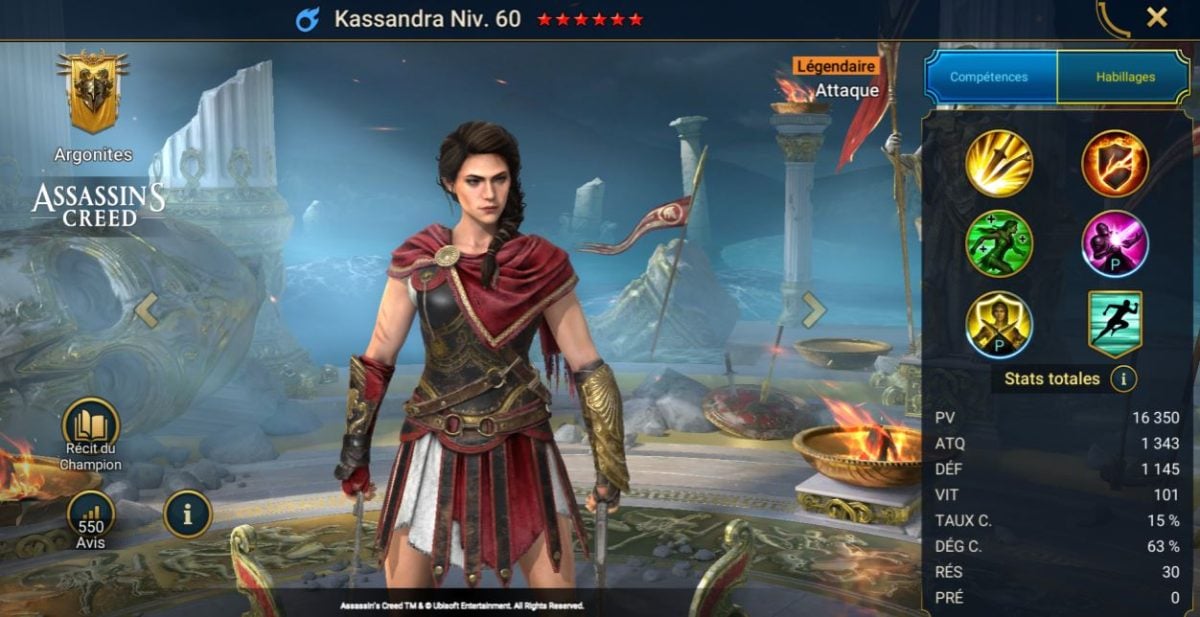 Leitfaden für Meisterschaften, Gnade und Artefakte auf Kassandra () auf RSL 