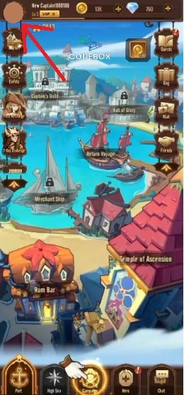 Avatar pada Legenda Bajak Laut The Rogue Sea