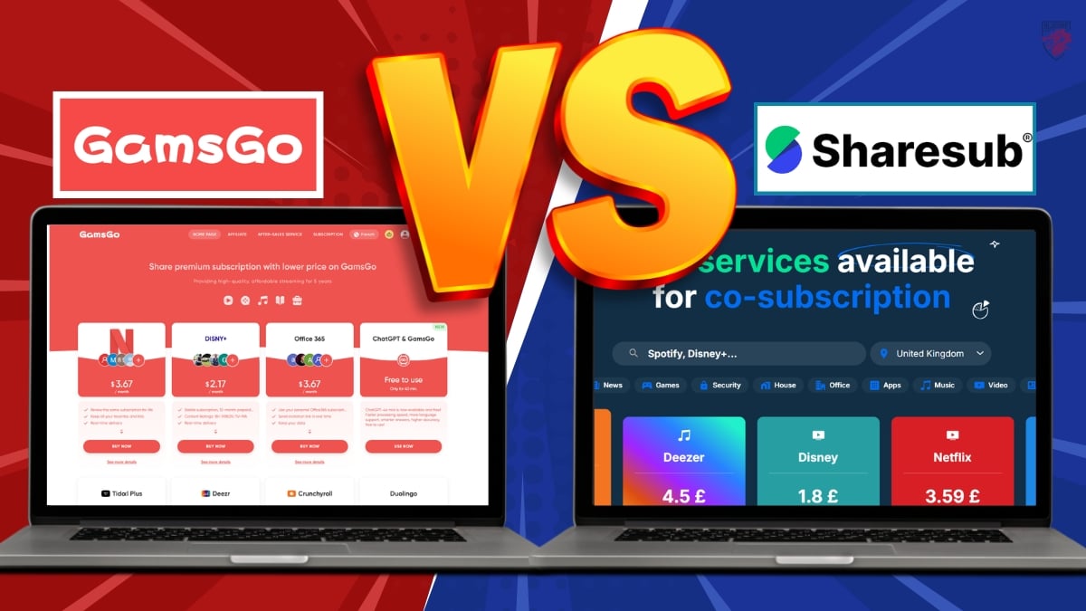 Sharesub vs GamsGo Analyse complète Lequel est fait pour vous