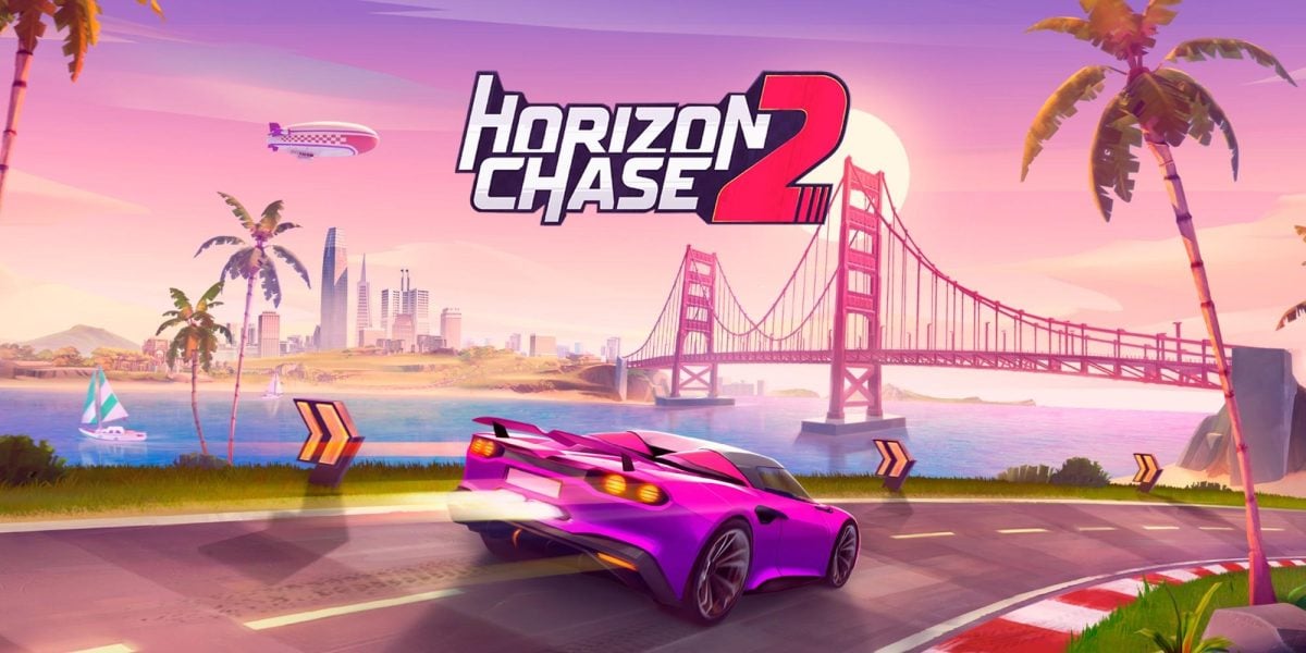 Das Spiel Horizon Chase 2 auf der Switch.