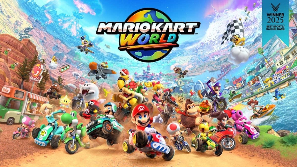 Das Spiel Mario Kart™ World auf der Switch. 