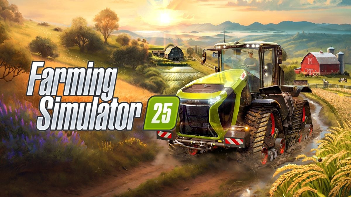 Le jeu Farming Simulator 25 sur PS5. 