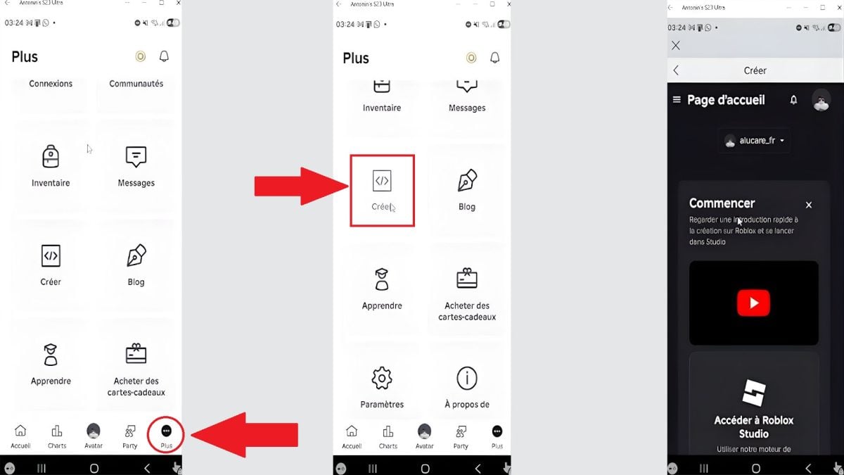 Как попасть на главную страницу Roblox.